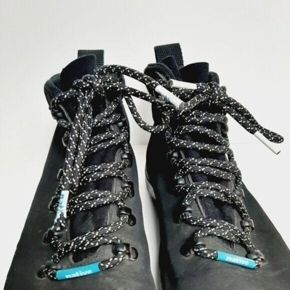 NATIVE Shoes AP Apex Ankle Boot Black Bootie Sz Women's 6.5 | Men's 5 - Picture 7 of 13